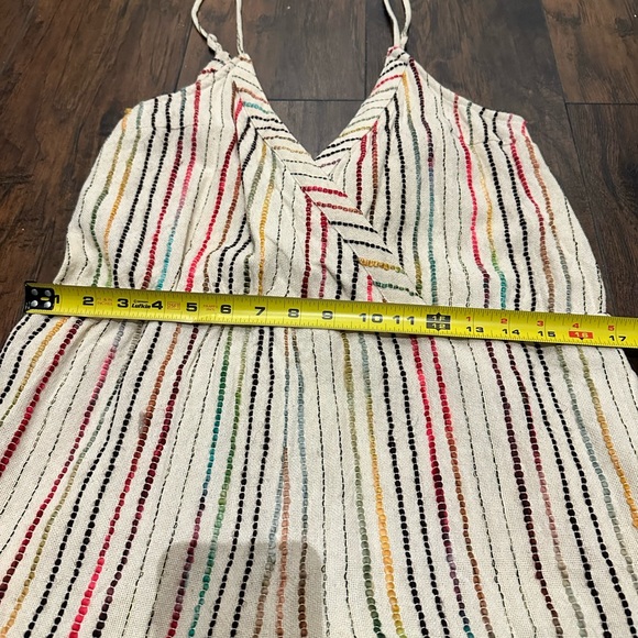 Tularosa Amelia Striped Linen Romper - Picture 9 of 12
